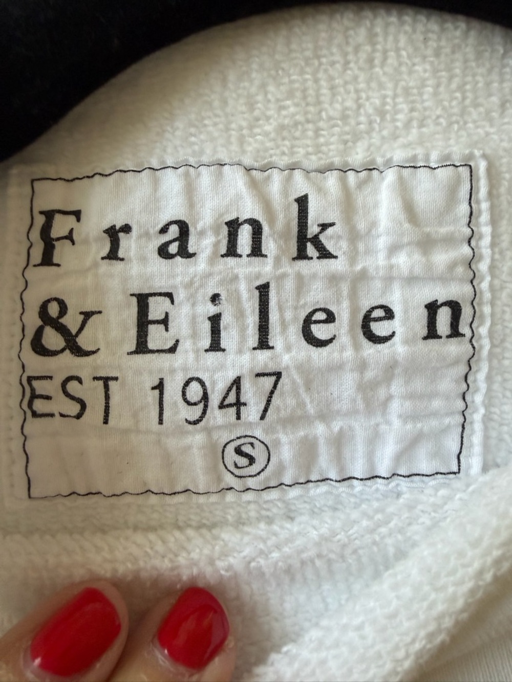 Frank & Eileen | Effie Long Sleeve Funnel Neck Capelet in White - Picture 5 of 7
